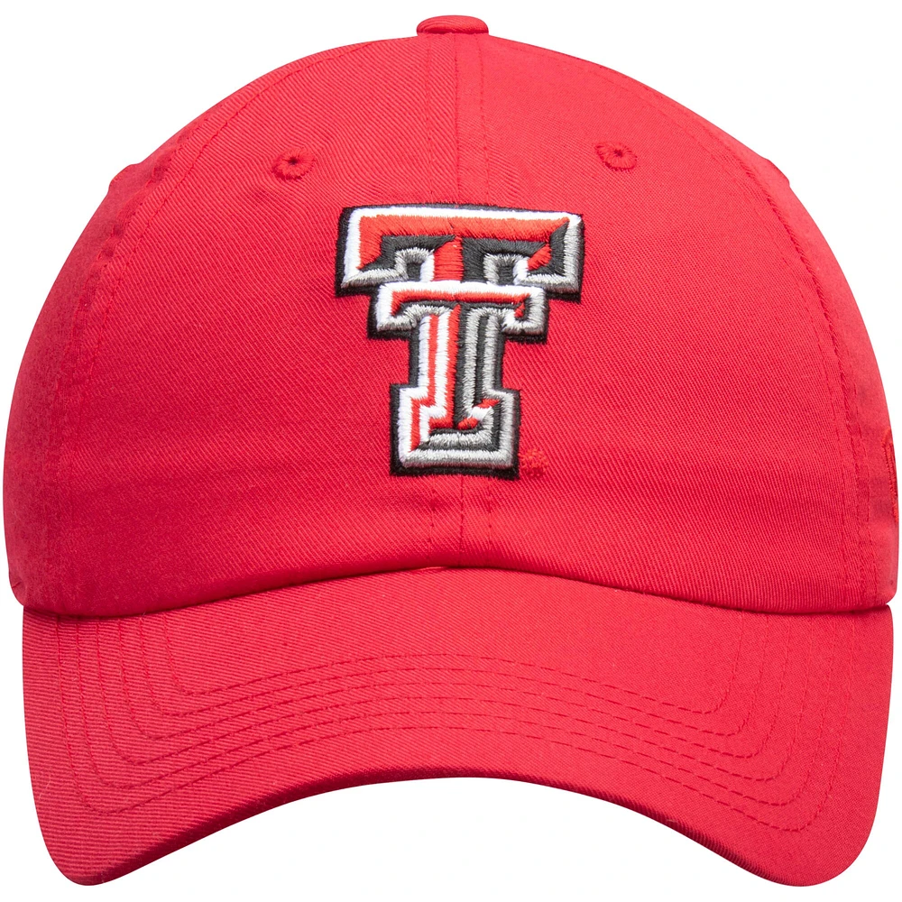 Casquette ajustable à logo principal rouge Texas Tech Red Raiders Top of the World pour hommes