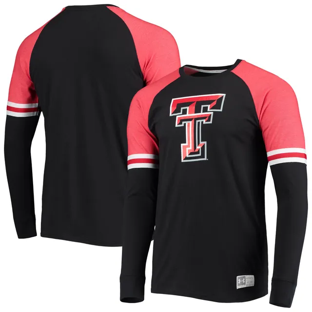 Lids Texas Tech Red Raiders Under Armour Throwback Long Sleeve T-Shirt