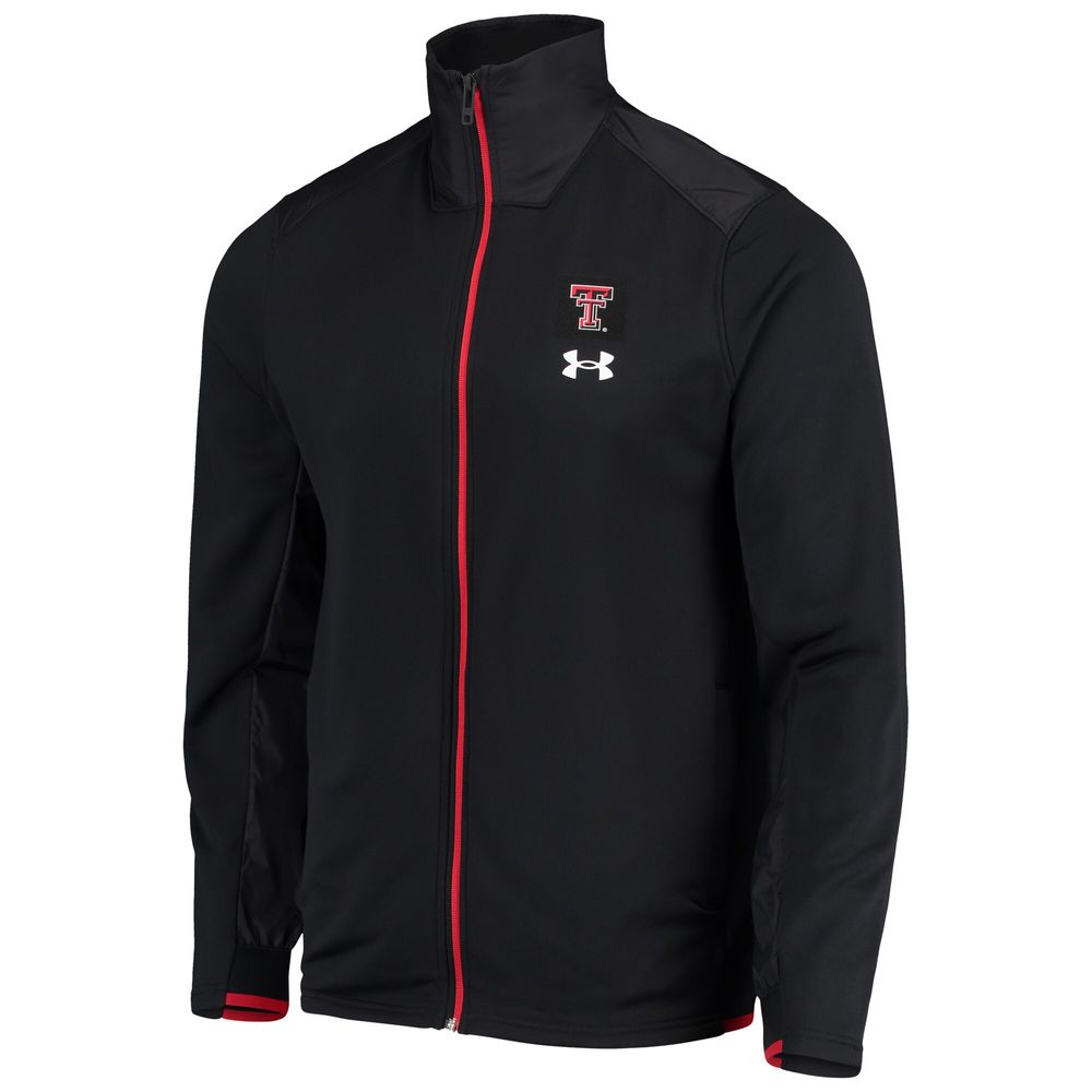 Men's Under Armour Black Texas Tech Red Raiders 2021 Sideline Command Full-Zip Jacket