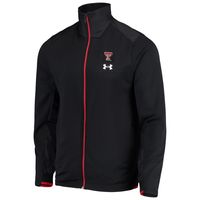 Men's Under Armour Black Texas Tech Red Raiders 2021 Sideline Command Full-Zip Jacket