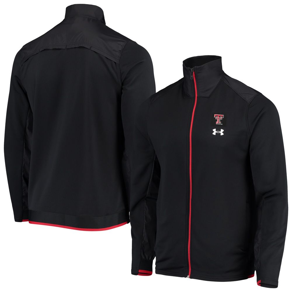 Men's Under Armour Black Texas Tech Red Raiders 2021 Sideline Command Full-Zip Jacket