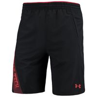 Men's Under Armour Black Texas Tech Red Raiders 2021 Sideline Woven Shorts