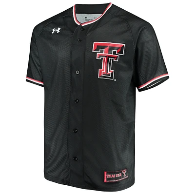 Maillot de baseball Under Armour Texas Tech Red Raiders Performance Replica pour homme