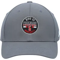 Under Armour Patrick Mahomes Gris Texas Tech Red Raiders Ring of Honor Casquette réglable pour homme