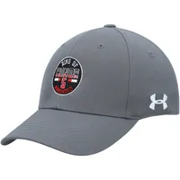 Under Armour Patrick Mahomes Gris Texas Tech Red Raiders Ring of Honor Casquette réglable pour homme