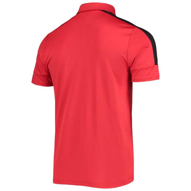 Polo rouge Under Armour Texas Tech Red Raiders Sideline Recruit Performance pour hommes