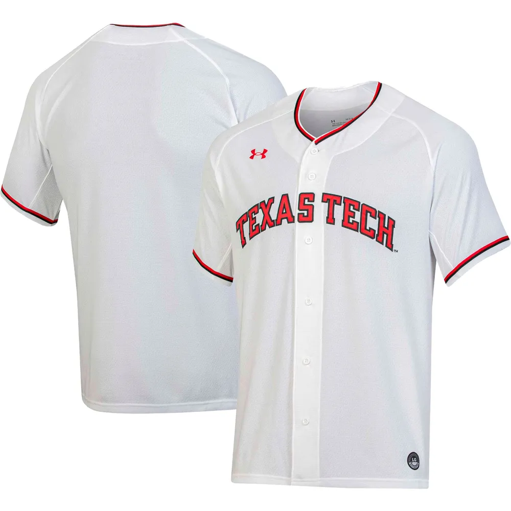 Under Armour Texas Tech Red Raiders Réplique Baseball Maillot Homme Blanc