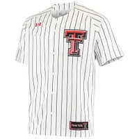 Men's Under Armour White Texas Tech Red Raiders Replica Performance Baseball Jersey