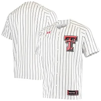 Maillot de baseball Under Armour Texas Tech Red Raiders Replica Performance pour homme, blanc