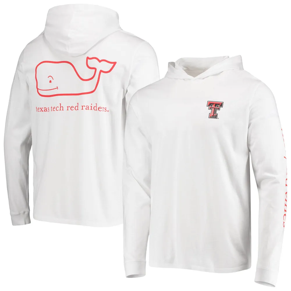 Lids Texas Tech Red Raiders Vineyard Vines Campus 2.0 Long Sleeve Hoodie  T-Shirt - White
