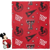 Northwest x Disney Texas Tech Red Raiders Mickey Hugger Pillow & Silk Touch Throw Set
