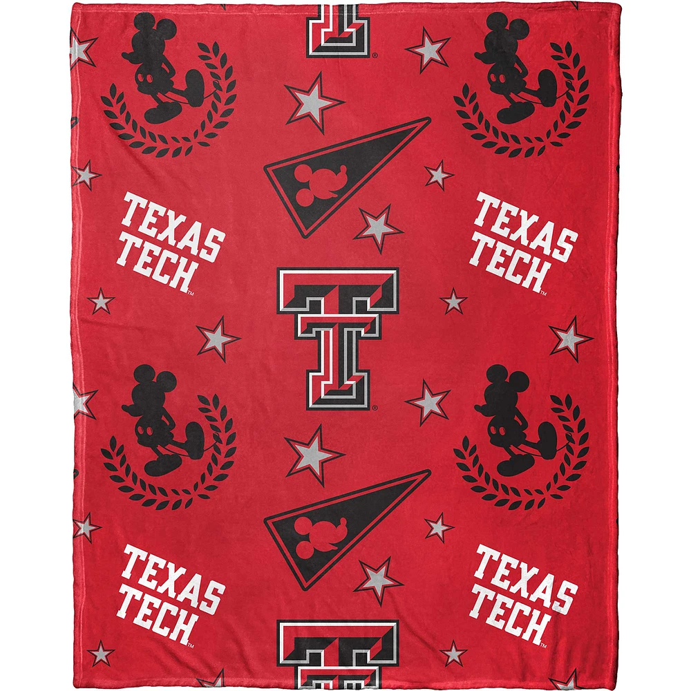 Northwest x Disney Texas Tech Red Raiders Mickey Hugger Pillow & Silk Touch Throw Set