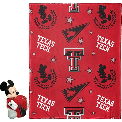 Northwest x Disney Texas Tech Red Raiders Mickey Hugger Pillow & Silk Touch Throw Set