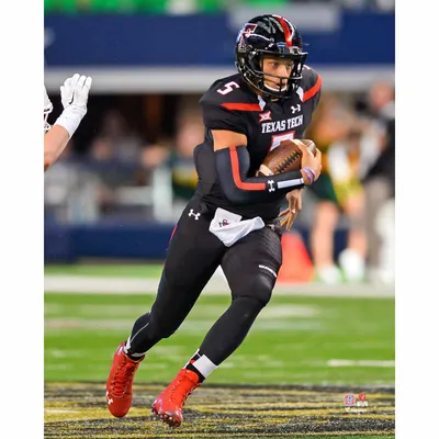 Patrick Mahomes Texas Tech Red Raiders White Football Long Sleeve