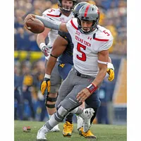 Brenden Rice USC Trojans Autographed 16 x 20 Running in Red Jersey Photograph