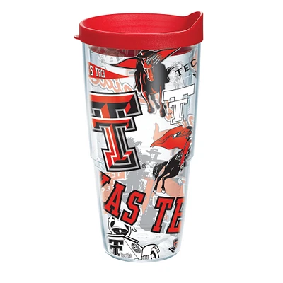 Texas Tech Red Raiders Tervis 24oz. All Over Classic Tumbler