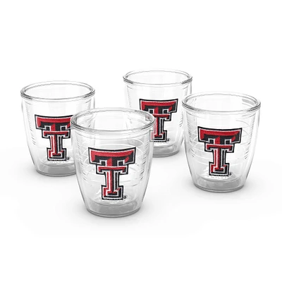 Tervis Texas Tech Red Raiders 4-Pack 12oz. Ensemble de gobelets emblème