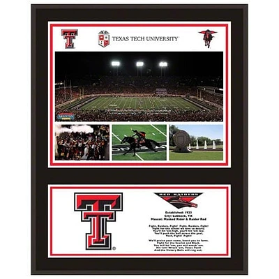 Texas Tech Red Raiders 12'' x 15'' Sublimated Team Plaque