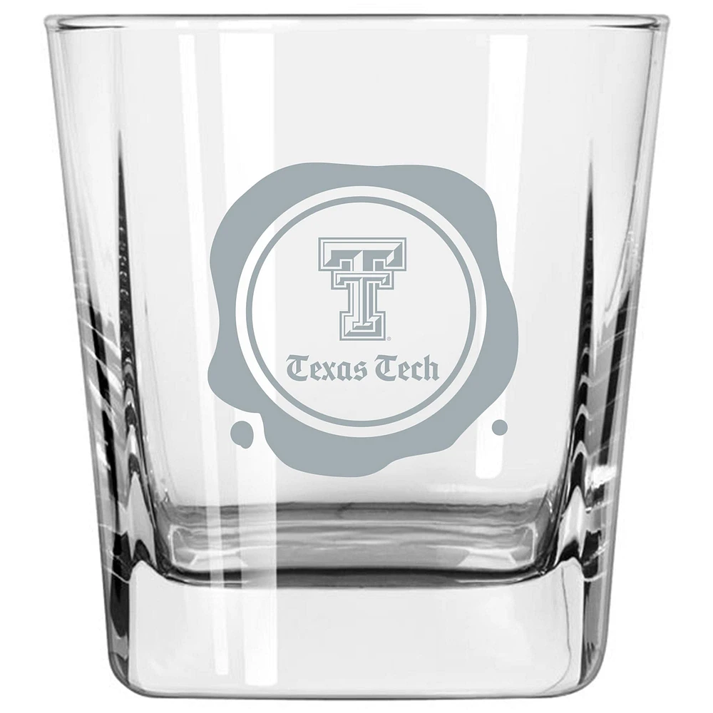 Texas Tech Red Raiders 14oz. Frost Stamp Old Fashioned Glass