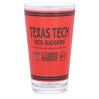 Texas Tech Red Raiders 16oz. Verre à pinte d’appréciation militaire OHT