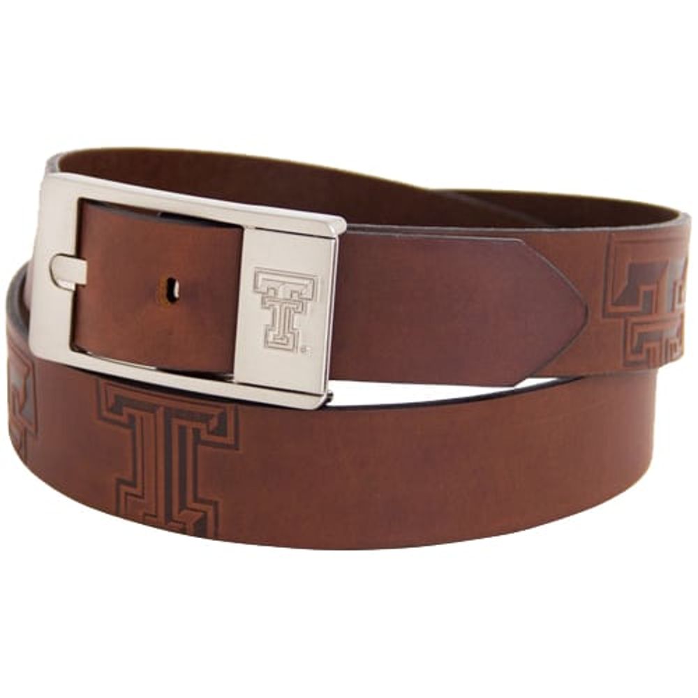 Texas Tech Red Raiders Brandish Leather Belt - Brown