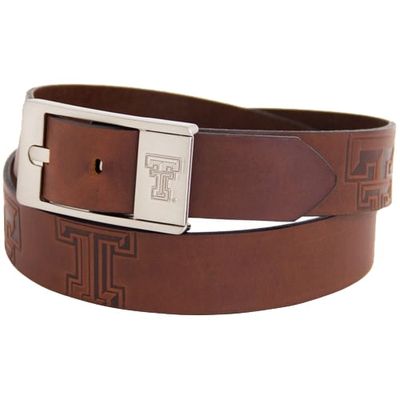 Texas Tech Red Raiders Brandish Leather Belt - Brown