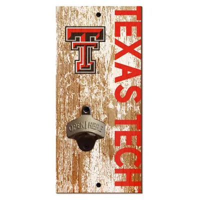 Texas Tech Red Raiders Distressed Bottle Opener