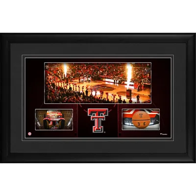 Texas Tech Red Raiders Fanatics Authentic Framed 10'' x 18'' United Supermarkets Arena Panoramic Collage