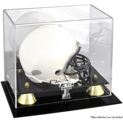 Texas Tech Red Raiders Golden Classic Logo Mini Helmet Display Case
