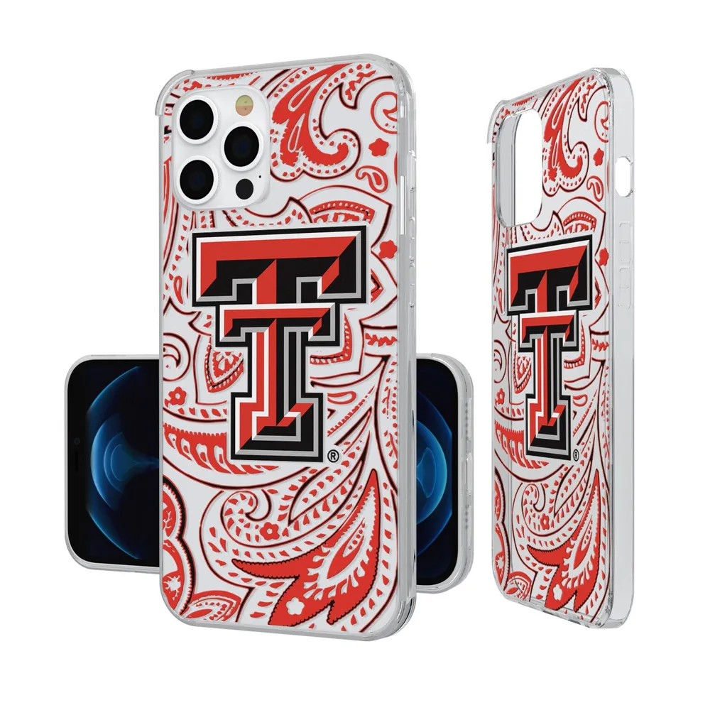 Las Vegas Raiders iPhone Clear Paisley Design Case 