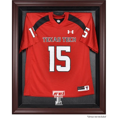 Texas Tech Red Raiders Mahogany Framed Logo Jersey Display Case