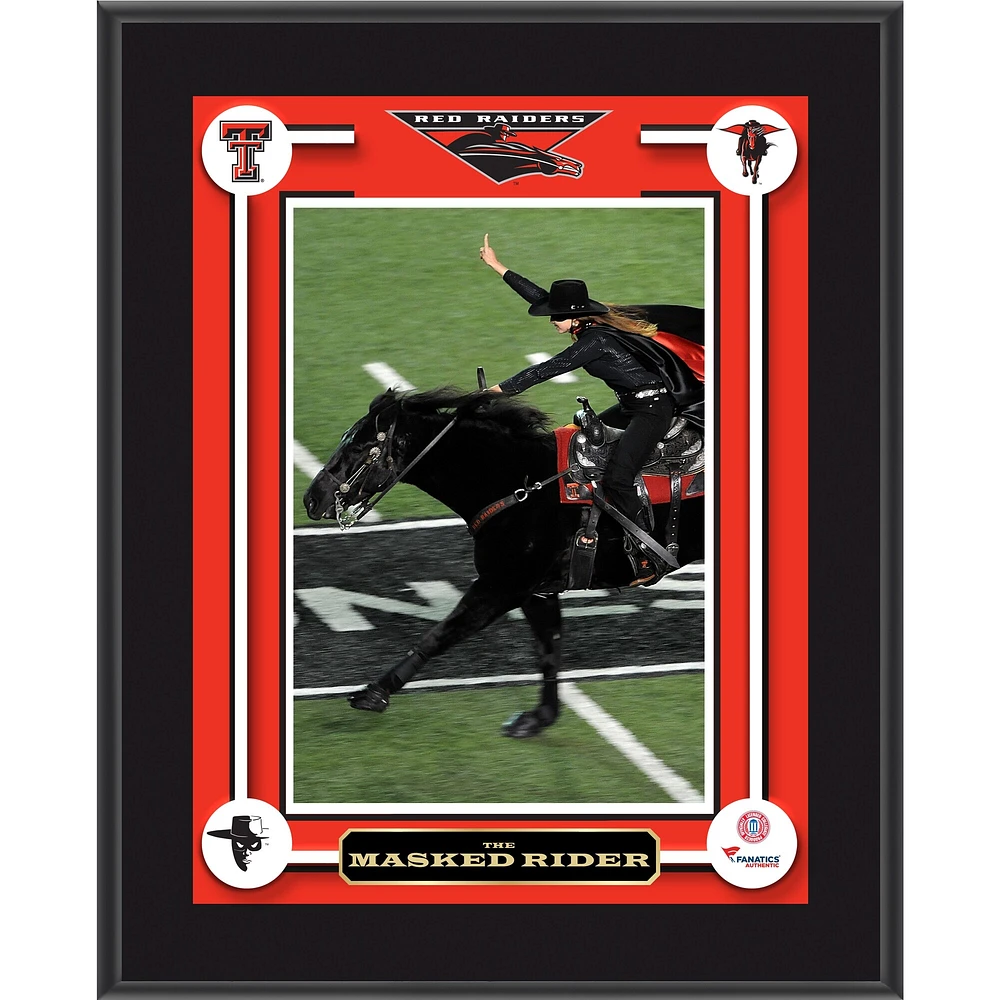 Texas Tech Red Raiders Masked Raider 10.5'' x 13'' Sublimated Mascot Plaque
