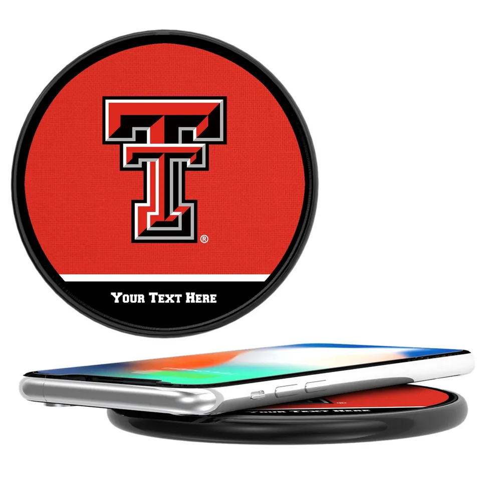 Lids Texas Tech Red Raiders Personalized 10-Watt Wireless Phone Charger