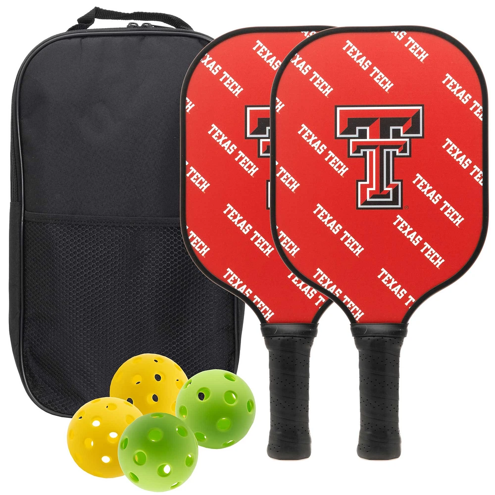 Texas Tech Red Raiders Pickleball Paddle Set