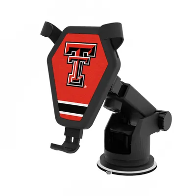 Texas Tech Red Raiders Stripe Design Wireless Car Charger