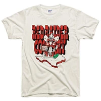 T-shirt rétro unisexe Charlie Hustle blanc Texas Tech Red Raiders Is Raider Country