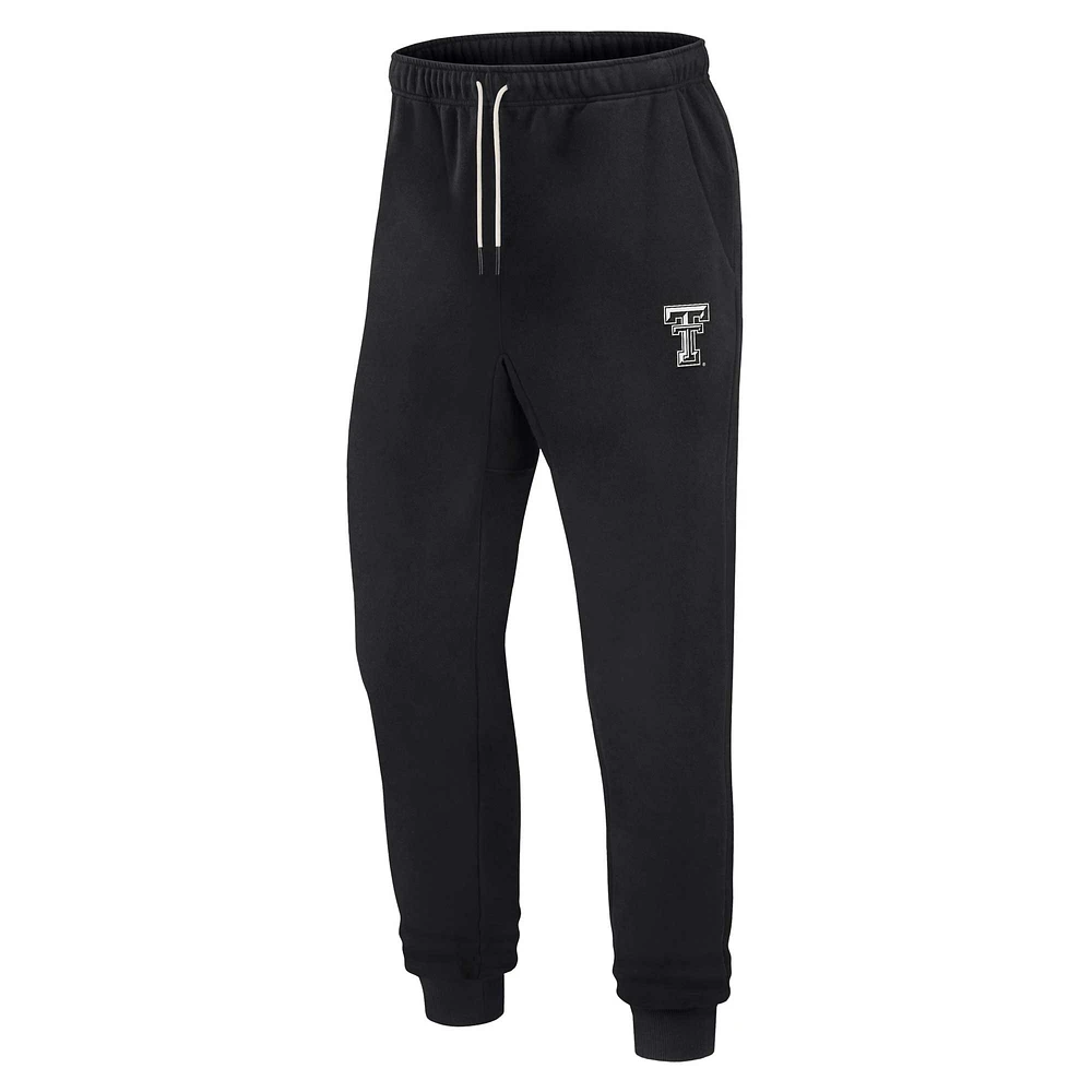 Unisex Fanatics Black Texas Tech Red Raiders Elements Super Soft Fleece Jogger