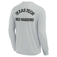 Unisex Fanatics Gray Texas Tech Red Raiders Elements Super Soft Long Sleeve T-Shirt