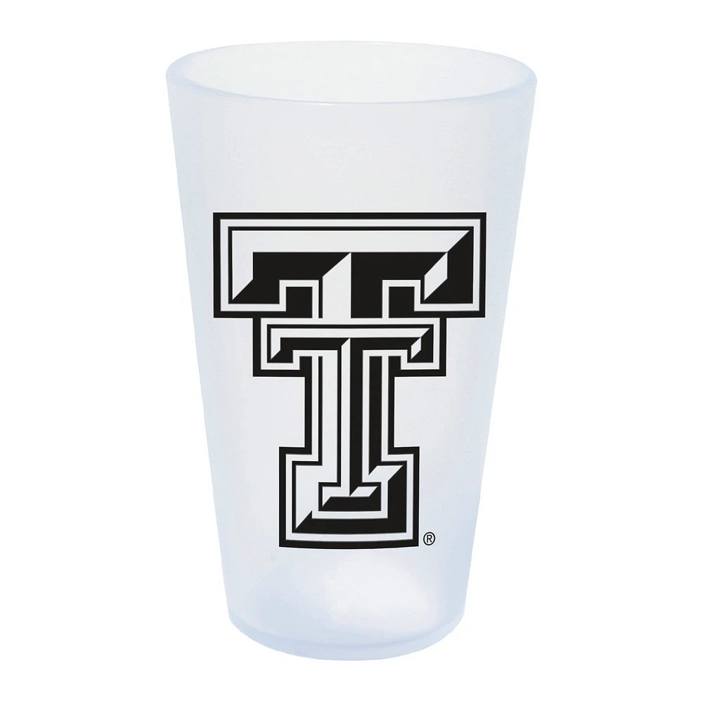 WinCraft Texas Tech Red Raiders 16oz. Verre à pinte en silicone Icicle