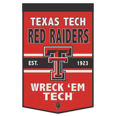 WinCraft Texas Tech Red Raiders Bannière avec slogan 24" x 38"