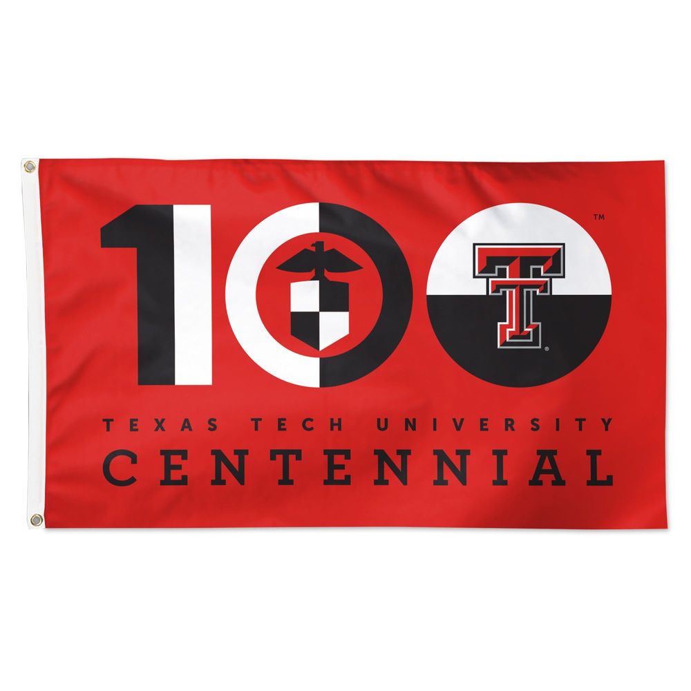 WinCraft Texas Tech Red Raiders 3'' x 5'' Centennial Single-Sided Deluxe Flag