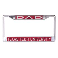 WinCraft Texas Tech Red Raiders S/L Dad License Plate Frame