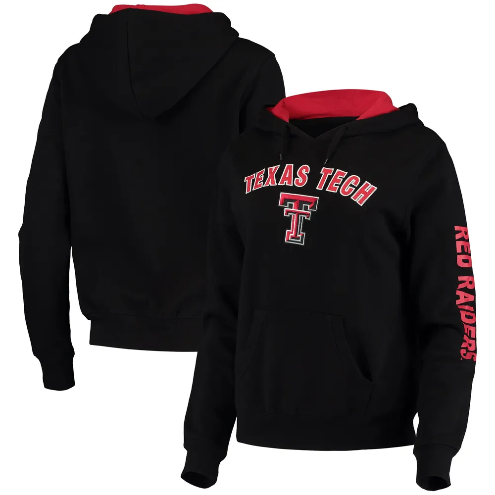 Sweat à capuche Colosseum Black Texas Tech Red Raiders Loud and Proud pour femme