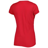 Women's Concepts Sport Red/Black Texas Tech Red Raiders Badge T-Shirt & Flannel Pants Sleep Set