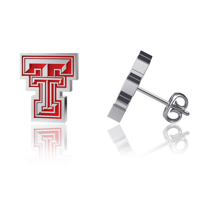 Boucles d'oreilles en émail Dayna Designs Texas Tech Red Raiders pour femme