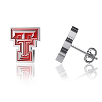 Women's Dayna Designs Texas Tech Red Raiders Enamel Post Earrings