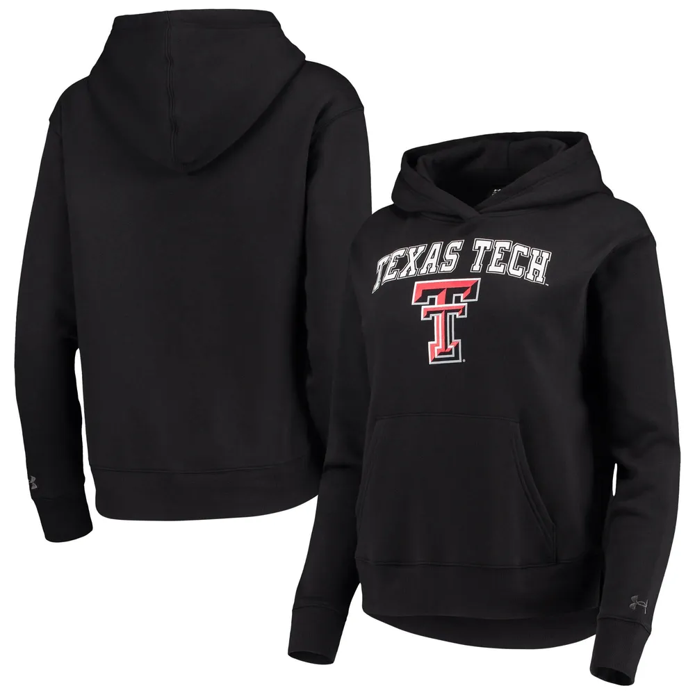 Lids Texas Tech Red Raiders Under Armour Women's All Day Team Fleece  Pullover Hoodie - Black