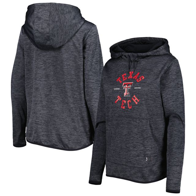 Sweat à capuche Under Armour Texas Tech Red Raiders Fleece noir chiné pour femme