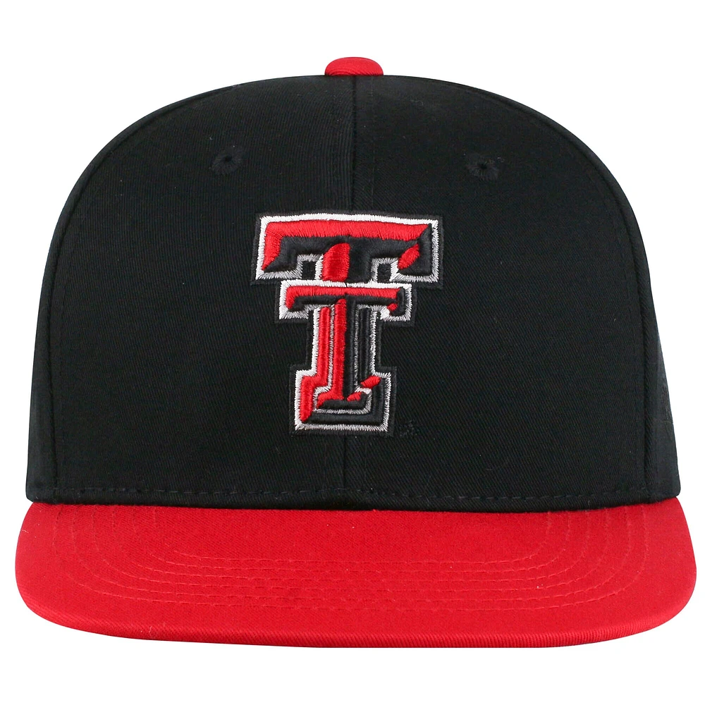 Casquette snapback Victory Maverick des Raiders noirs de Texas Tech pour jeunes Top of the World