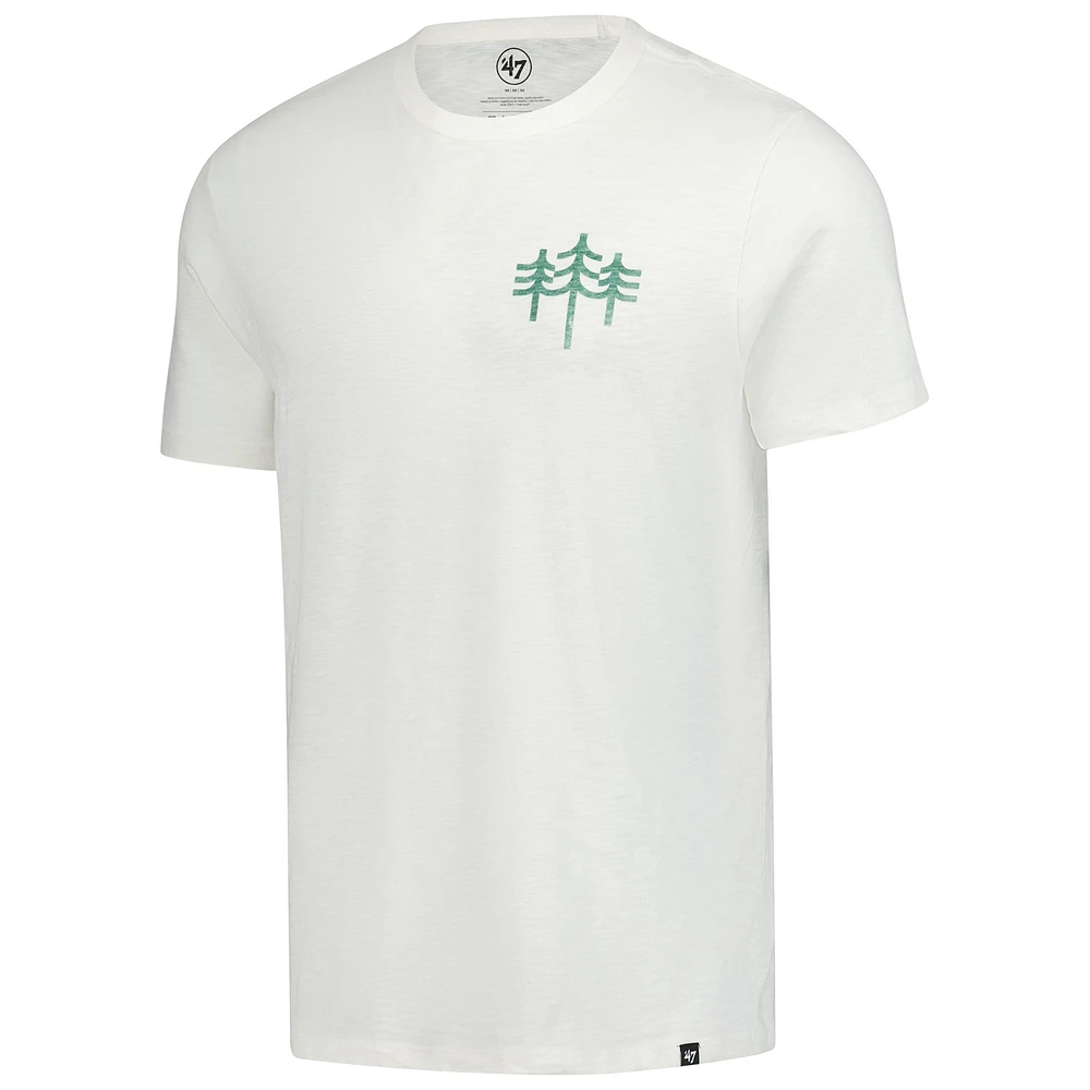 Men's '47  White The Bay Golf Club Distressed Backer Scrum T-Shirt